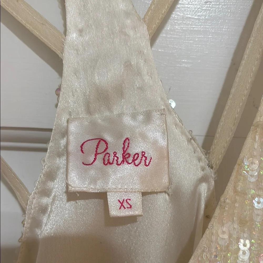 Parker Cream Sequin Dress - Picture 2 of 5